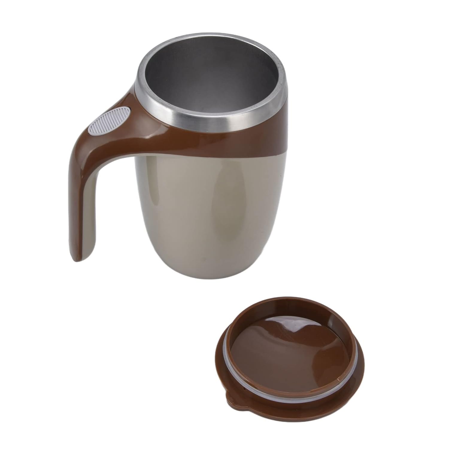 Self Stirring Coffee Mug | 380ml Stainless Steel Cup