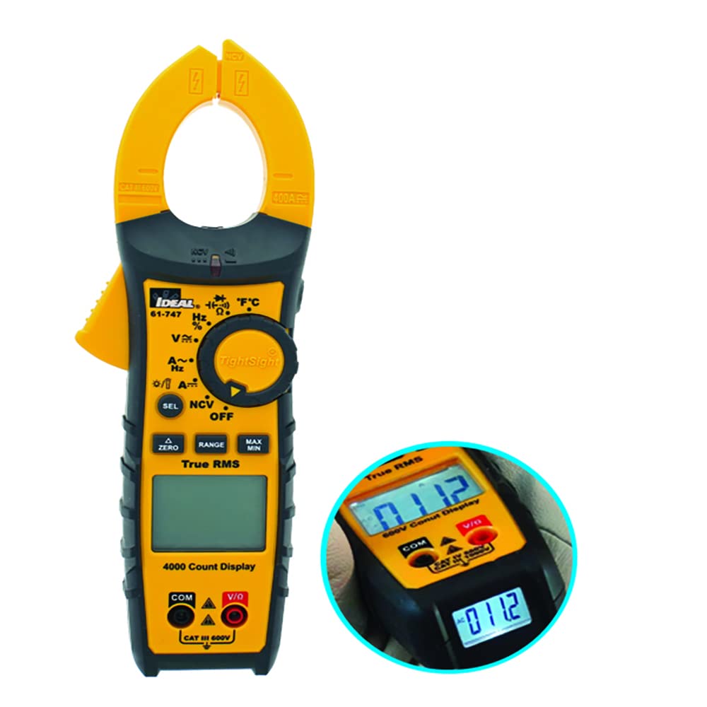 TightSight 400 Amp Digital Clamp Meter for Accurate Measurements