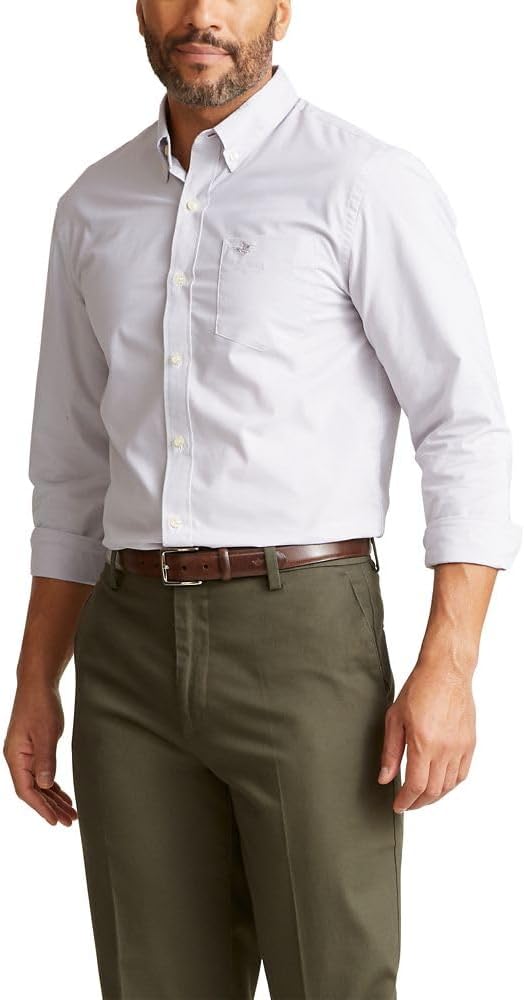 Dockers Men's Classic Fit Long Sleeve Comfort Flex Shirt Review
