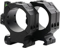 Wheeler Picatinny Rail Scope Rings with Anti-Cant Indicator - Stable