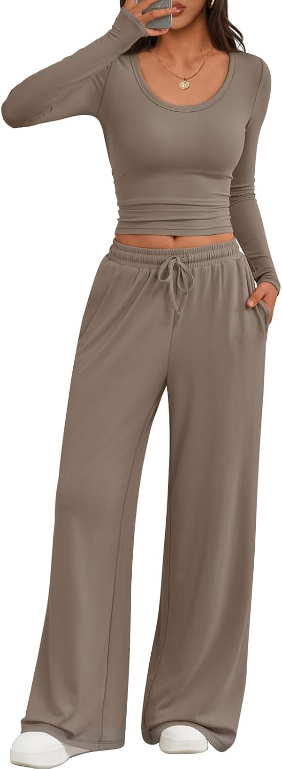 Trendy Queen Women 2 Piece Matching Lounge Sets for Comfort