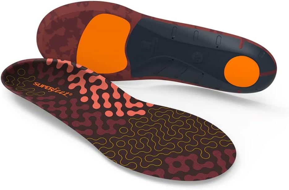 Superfeet Run Cushion Low Arch Insoles for Optimal Comfort