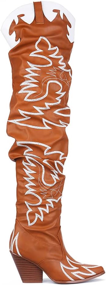 Cape Robbin Women's Western Thigh High Cowboy Boots for Style