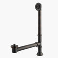Vintage Claw Foot Tub Drain Kit with Lift and Turn Stopper