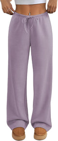Womens Sweatpants Wide Leg Barrel Pants Baggy Joggers Low