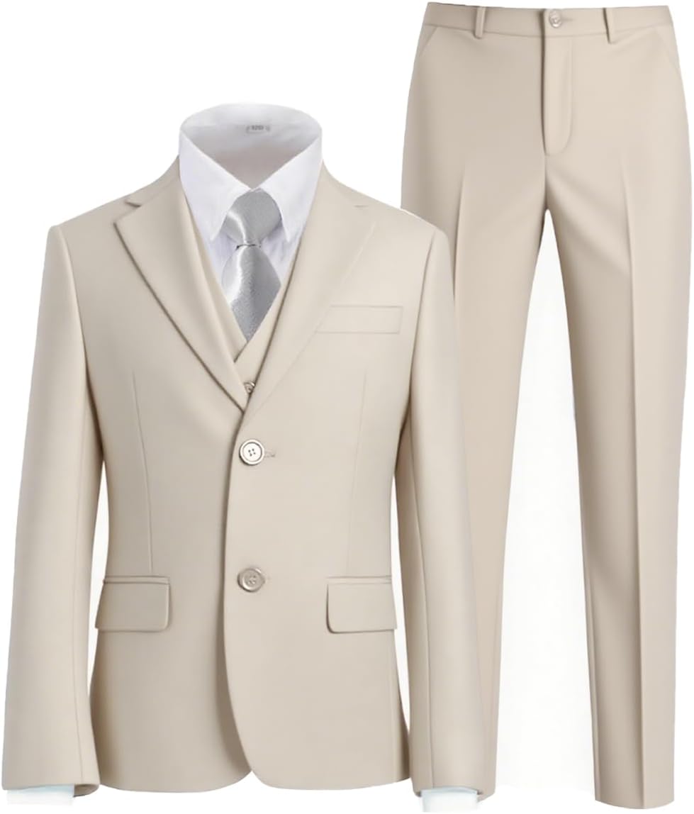 Boys Suit for Kids Tuxedo Suits for Wedding Formal Outfit Set