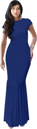 KOH KOH Womens Elegant Formal Maxi Dress for Special Occasions