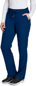 Mia Scrub Pant for Women - Mid-Rise Elastic Back Waist Fit