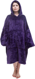 Miss Mila Wearable Blanket Hoodie Extra Long - Warm Oversized Comfort