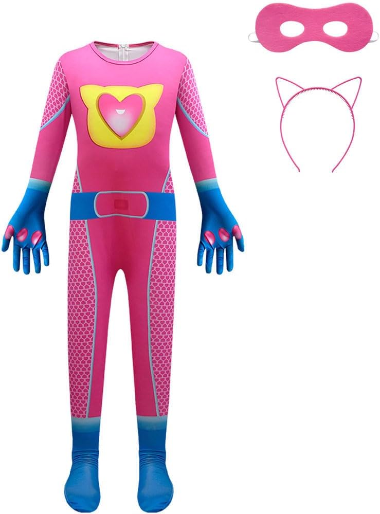 Cute Cosplay Costume for Kids with Mask and Headband, 3-10Y