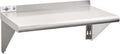 Stainless Steel Wall Shelf 14 x 24 in - Heavy Duty 250 lb Capacity