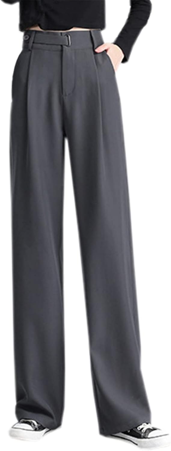 Wide Leg Pants for Women - Business Casual Office Trousers