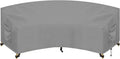 Outdoor Sectional Sofa Cover 90L x 34D x 46FL Grey - Waterproof