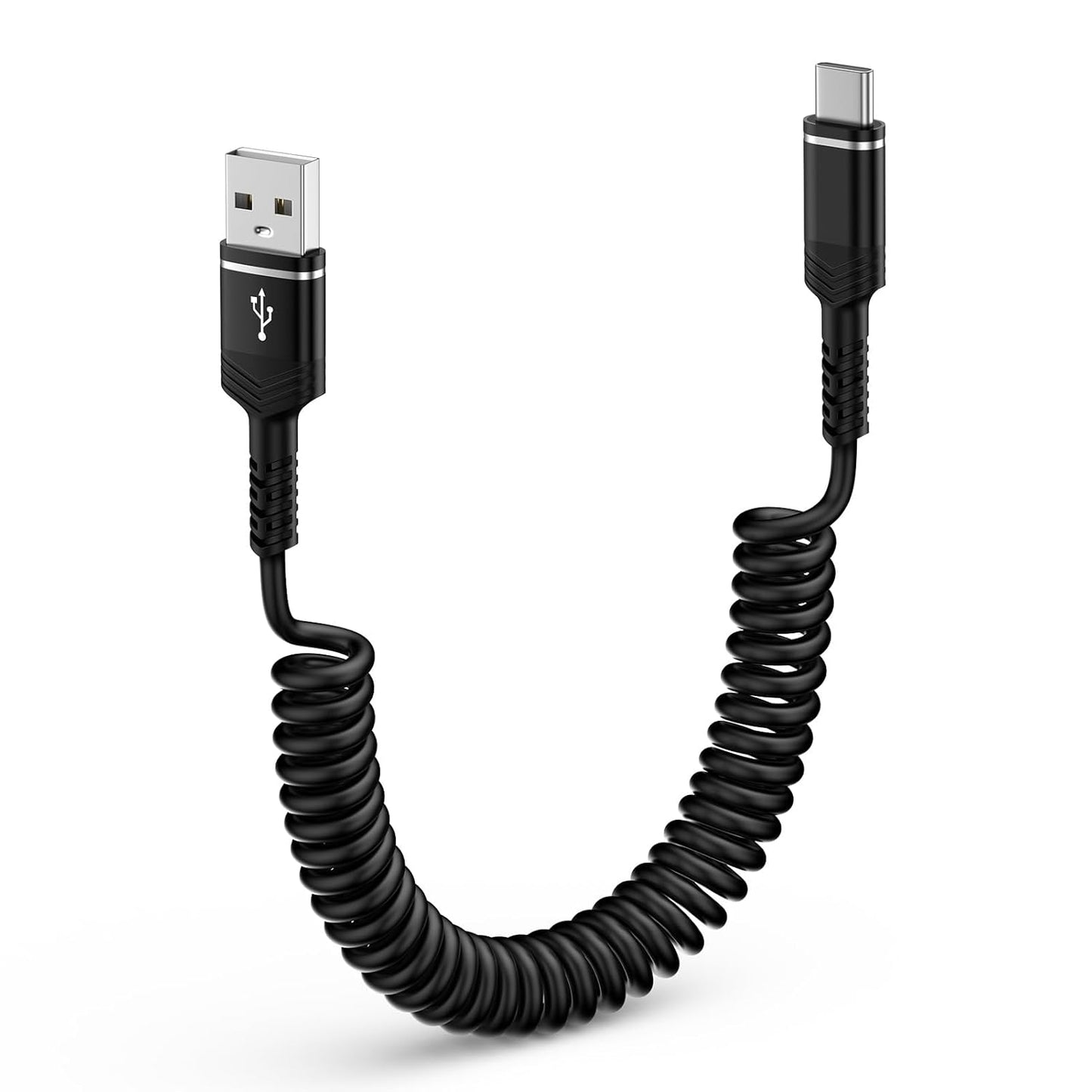 Fast Charging Coiled Car Cable for Samsung IHOTO