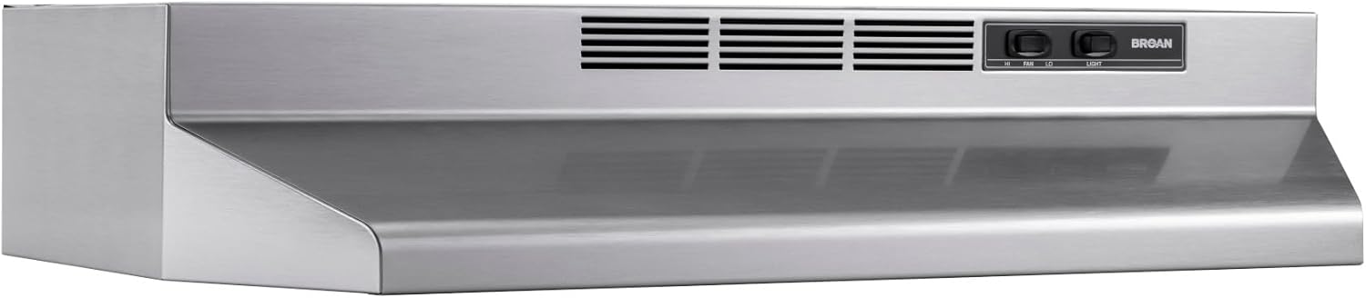 Fingerprint Resistant Ductless Under-Cabinet Range Hood 30-Inch