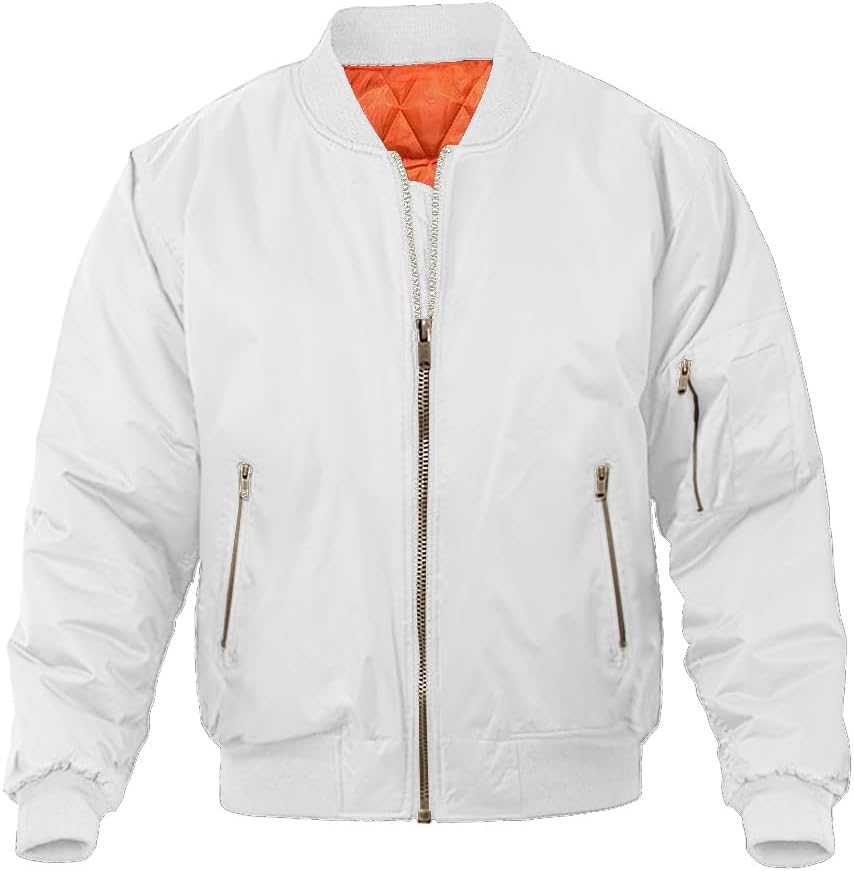 MAGNIVIT Men's Bomber Jacket for Stylish Fall and Winter Wear
