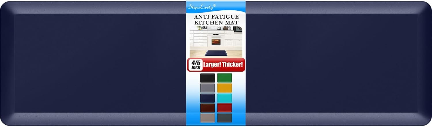Cushioned Anti Fatigue Kitchen Mat for Comfort and Safety
