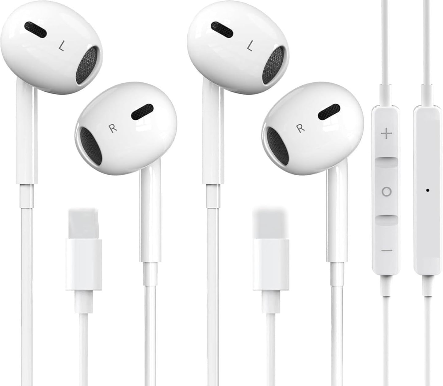 Anufuup 2-Pack Wired Earbuds: Noise Reduction & Mic