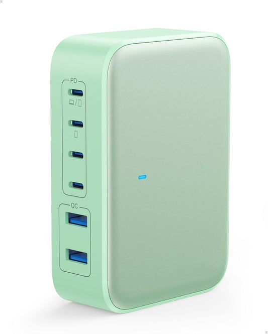 200W USB C Charger with 6 Ports for Fast Charging Devices