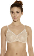 Wacoal Retro Chic Full Figure Underwire Bra, Cappuccino - Retro Lace 1