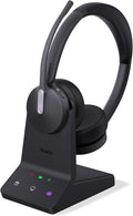 Yealink WH64 DECT & Bluetooth Dual Wireless Headset - Long Range