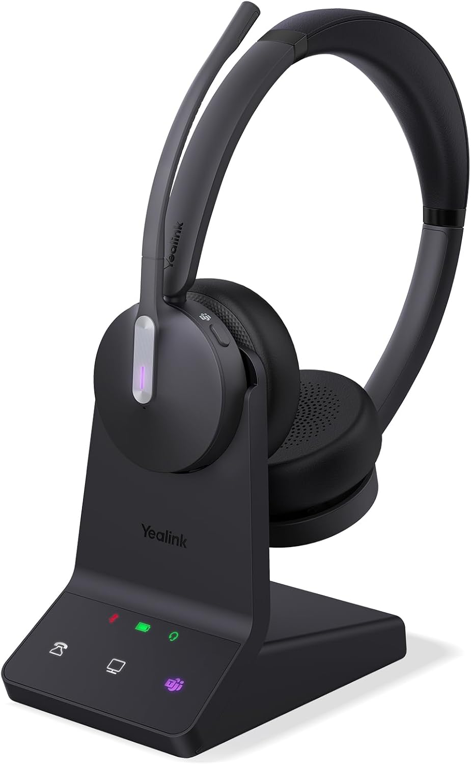 Yealink WH64 Wireless Headset with 606 Ft Range and Noise Cancelling
