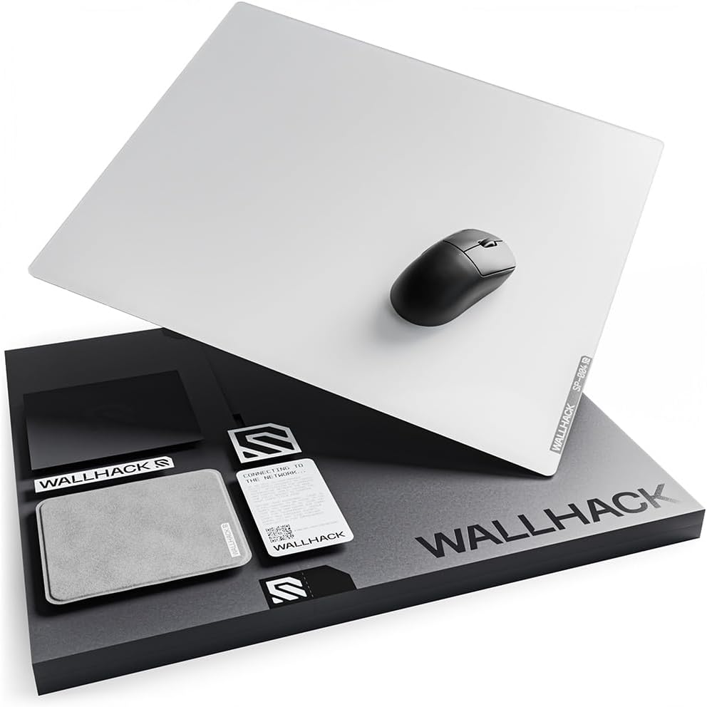 Wallhack 4.0 Glass Gaming MousePad for Ultimate Control