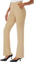 Women's Pull On Barely Bootcut Stretch Dress Pants - Comfortable