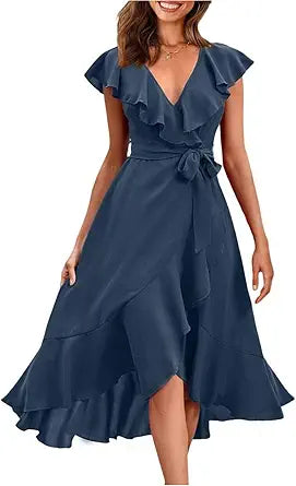 PRETTYGARDEN Women's 2023 Summer Wrap Maxi Dress for Every Occasion