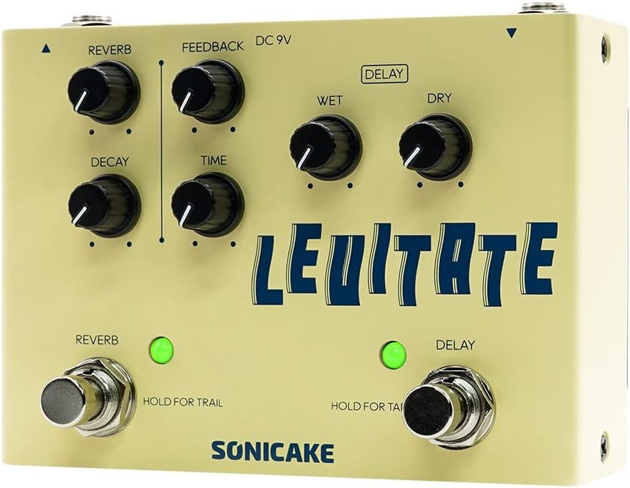 SONICAKE Delay Reverb 2 in 1 Guitar Effects Pedal Review