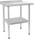HARDURA Stainless Steel Prep Table 24x36 NSF Certified