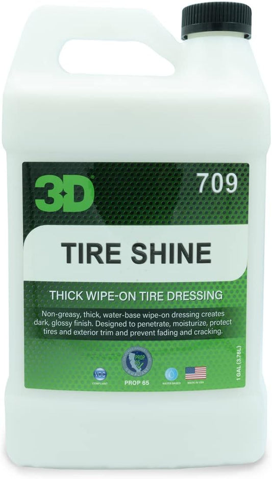 3D Tire Shine Gel - High Gloss Tire Dressing for Car Detailing