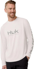 HUK Men's Pursuit Vented Long Sleeve Fishing Shirt for Comfort