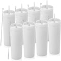 20oz Tumbler with Lid and Straw 8 Pack - Matte Double Wall Tumblers