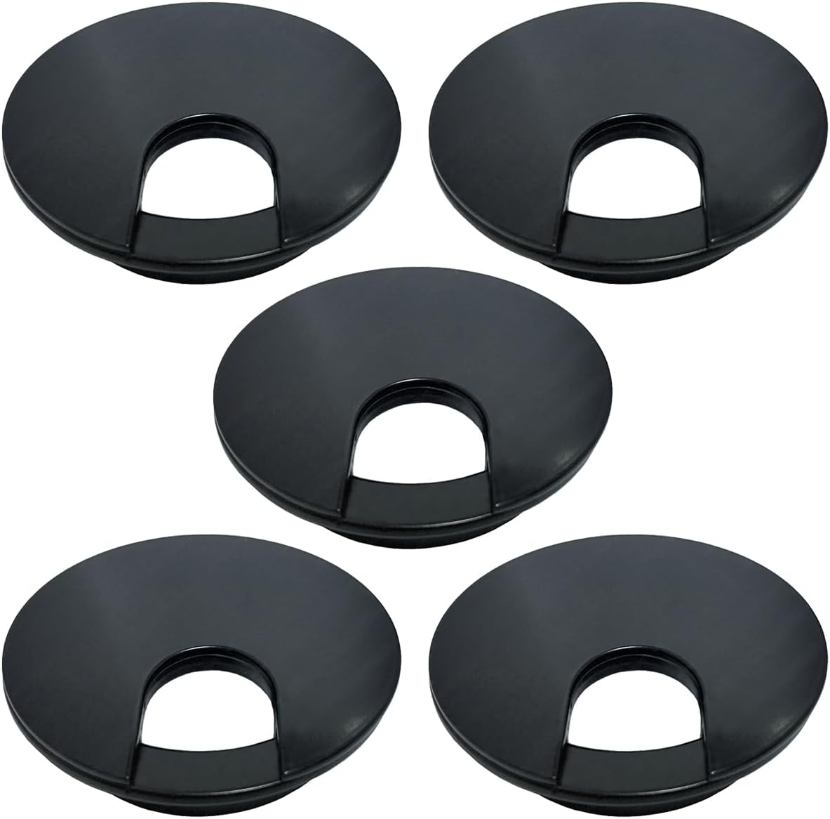 Electriduct Metal Desk Grommet for Clean Workspace - 5 Pack