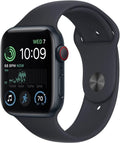 Apple Watch SE (2nd Gen) 44mm GPS + Cellular - Renewed Midnight