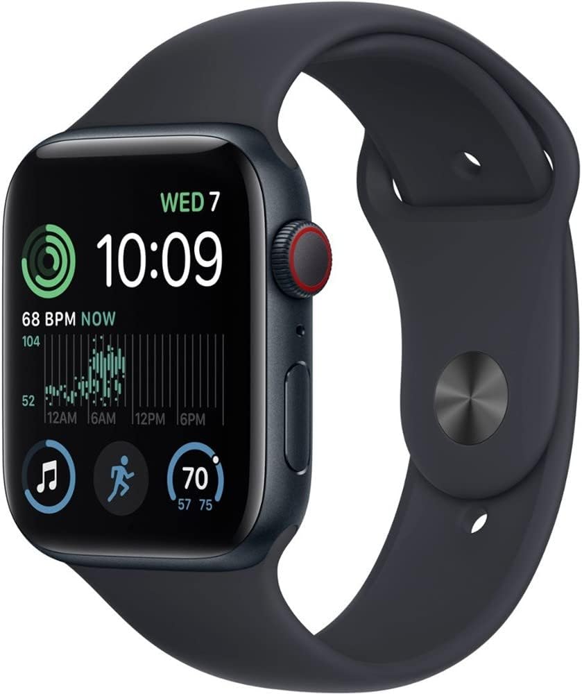 Apple Watch SE 2nd Gen GPS Cellular 44mm Midnight Aluminum