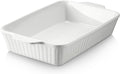 9x13 Ceramic Baking Dish Deep Lasagna Pan - Durable 4.2 Qt