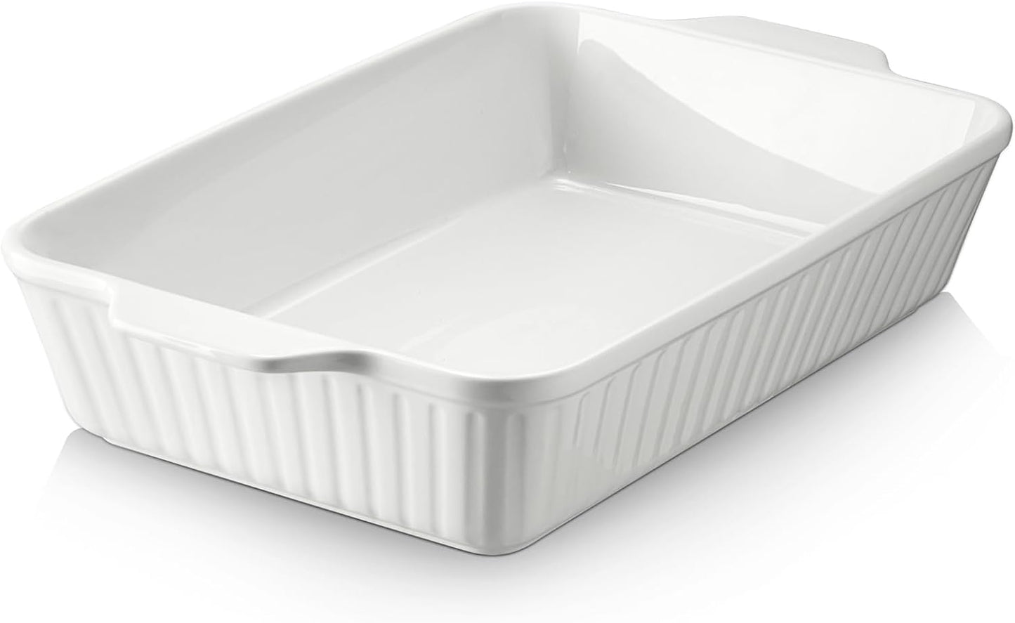 DOWAN Casserole Dish 9x13 Ceramic Baking Dish for Lasagna