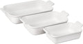 Le Creuset Stoneware Heritage Set of 3 Rectangular Dishes