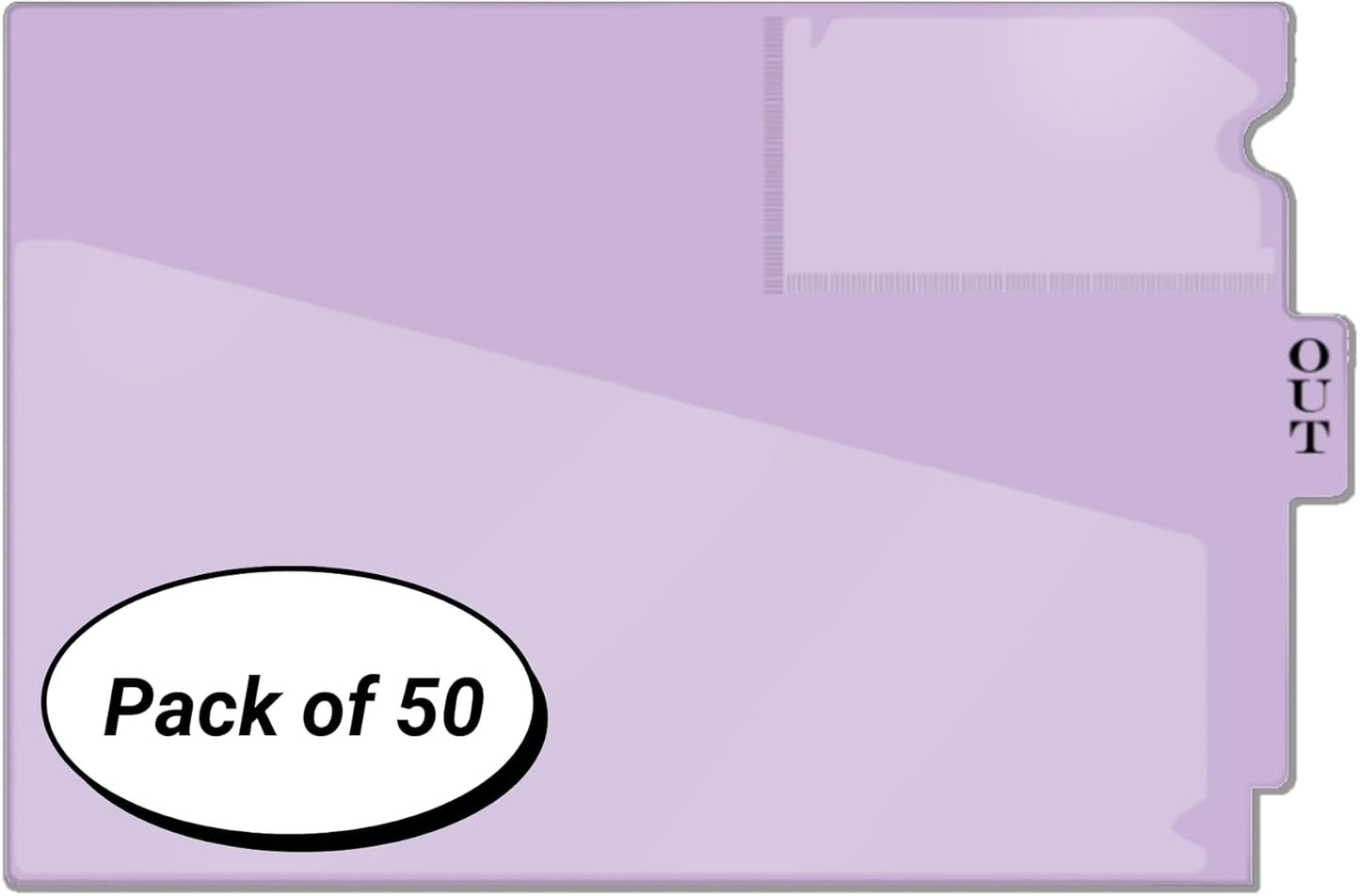 Center Tab Vinyl Outguides for Organized Filing Systems