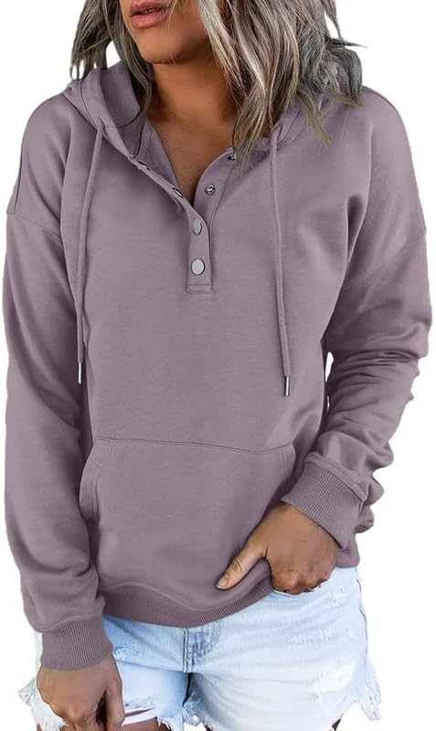 Dokotoo Womens Hoodies Casual Long Sleeve Pullover Sweatshirt