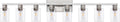 8 Light Bathroom Vanity Light Brushed Nickel - Bright Large Vanity