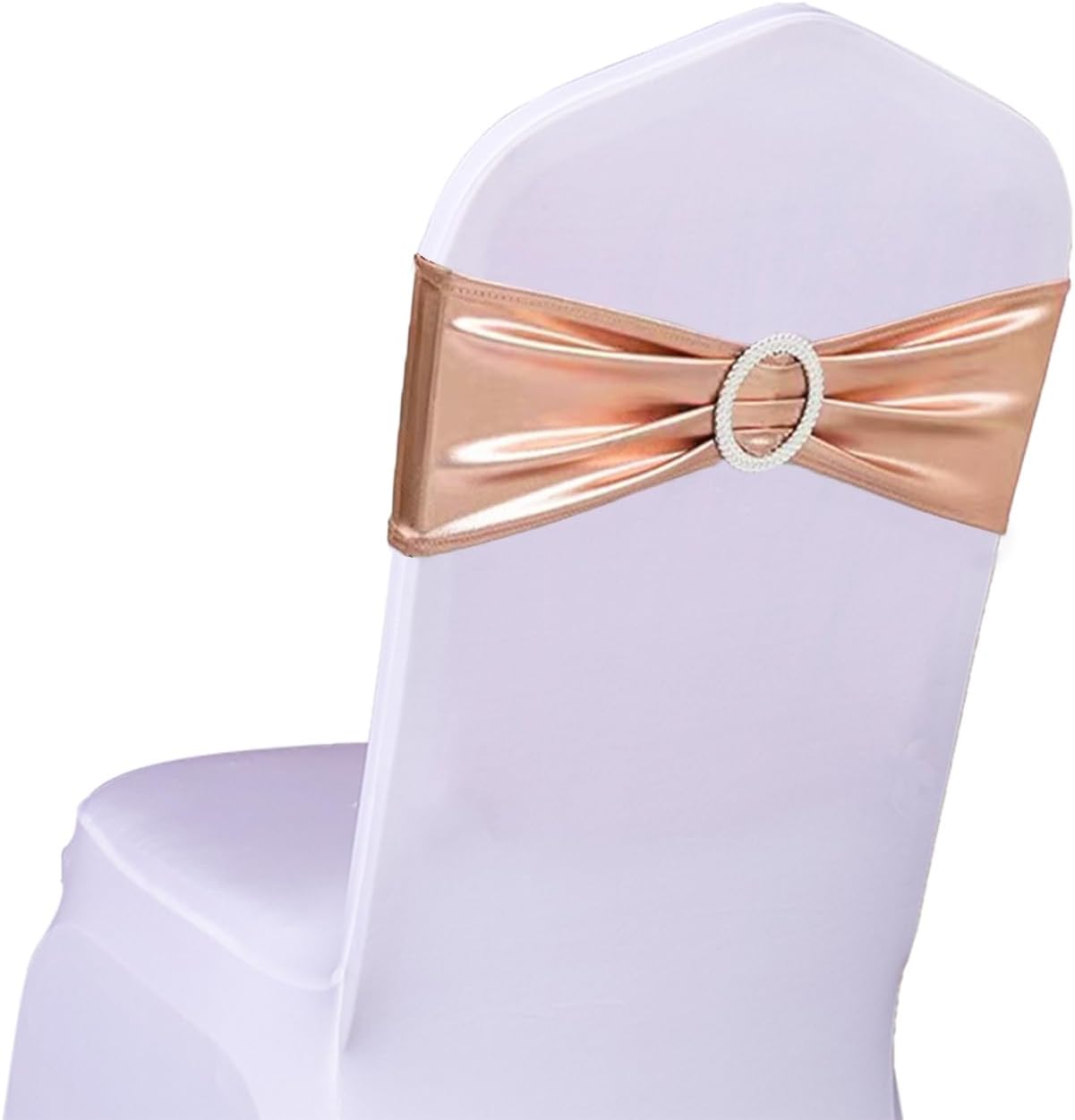 Wedding Rose Gold Chair Sashes 100 Pack for Elegant Events