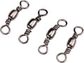 100pcs Barrel Bearing Solid Ring Swivel Size 7 - 28kg Test