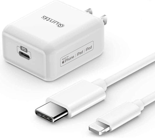Quntis 20W Fast Charger for iPhone - Apple MFi Certified