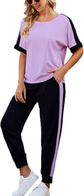 VIMPUNEC Women 2 Piece Outfits for Summer Casual Lounge Wear
