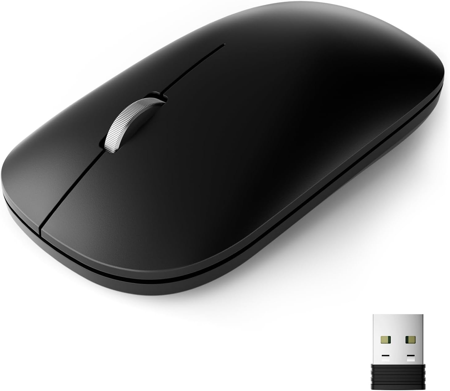 Silent 2.4G Wireless Mouse, 1600 DPI, 24-Month Battery Life