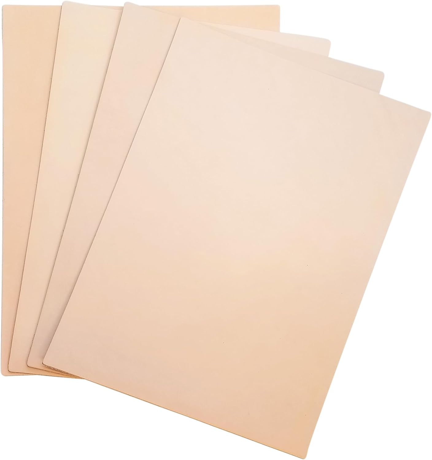 Realeather Veg Tan Tooling Leather Variety Pack for Crafting
