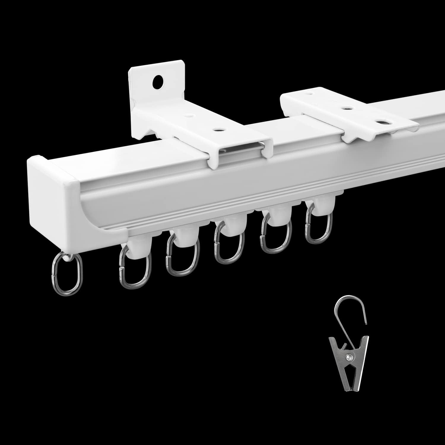 Heavy-Duty Curtain Tracks for Room Divider and Window Use